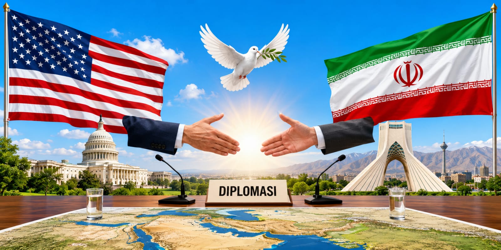 Trump Menguji Diplomasi di Tengah Bayang-Bayang Perang