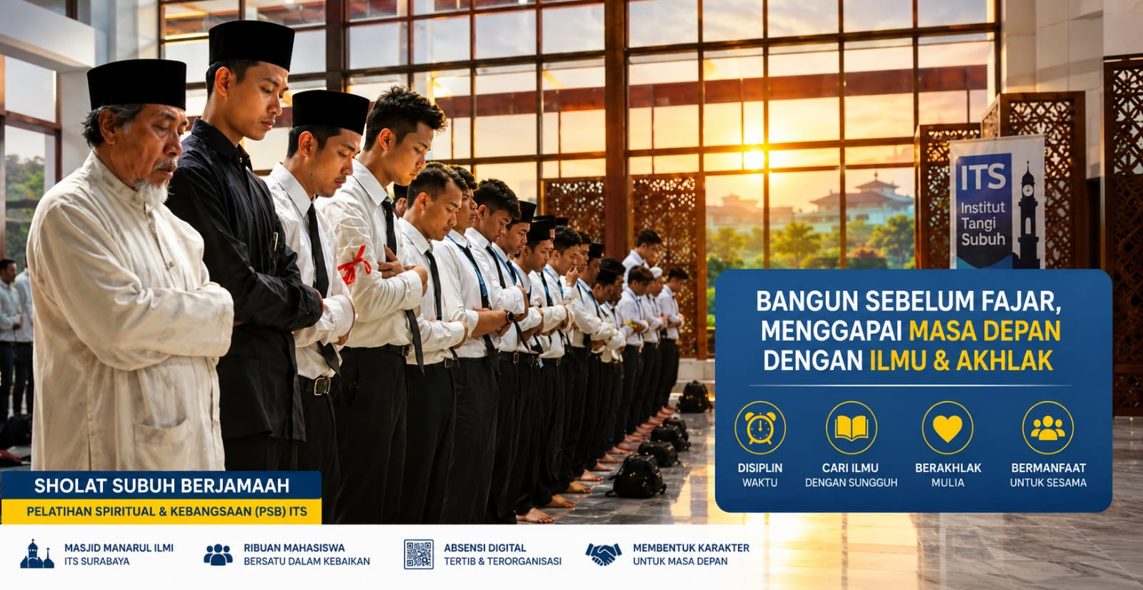 Subuh, Disiplin, dan Karakter Mahasiswa ITS
