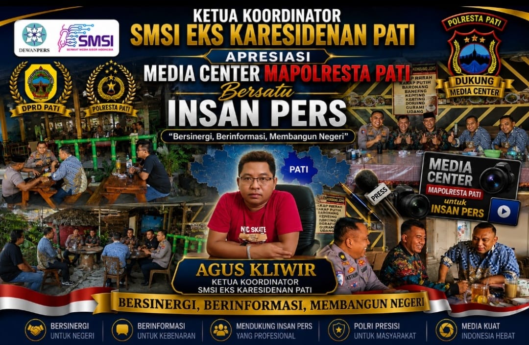 Media Center Mapolresta Pati Dinilai Perkuat Keterbukaan Informasi dan Sinergi Insan Pers-Polri